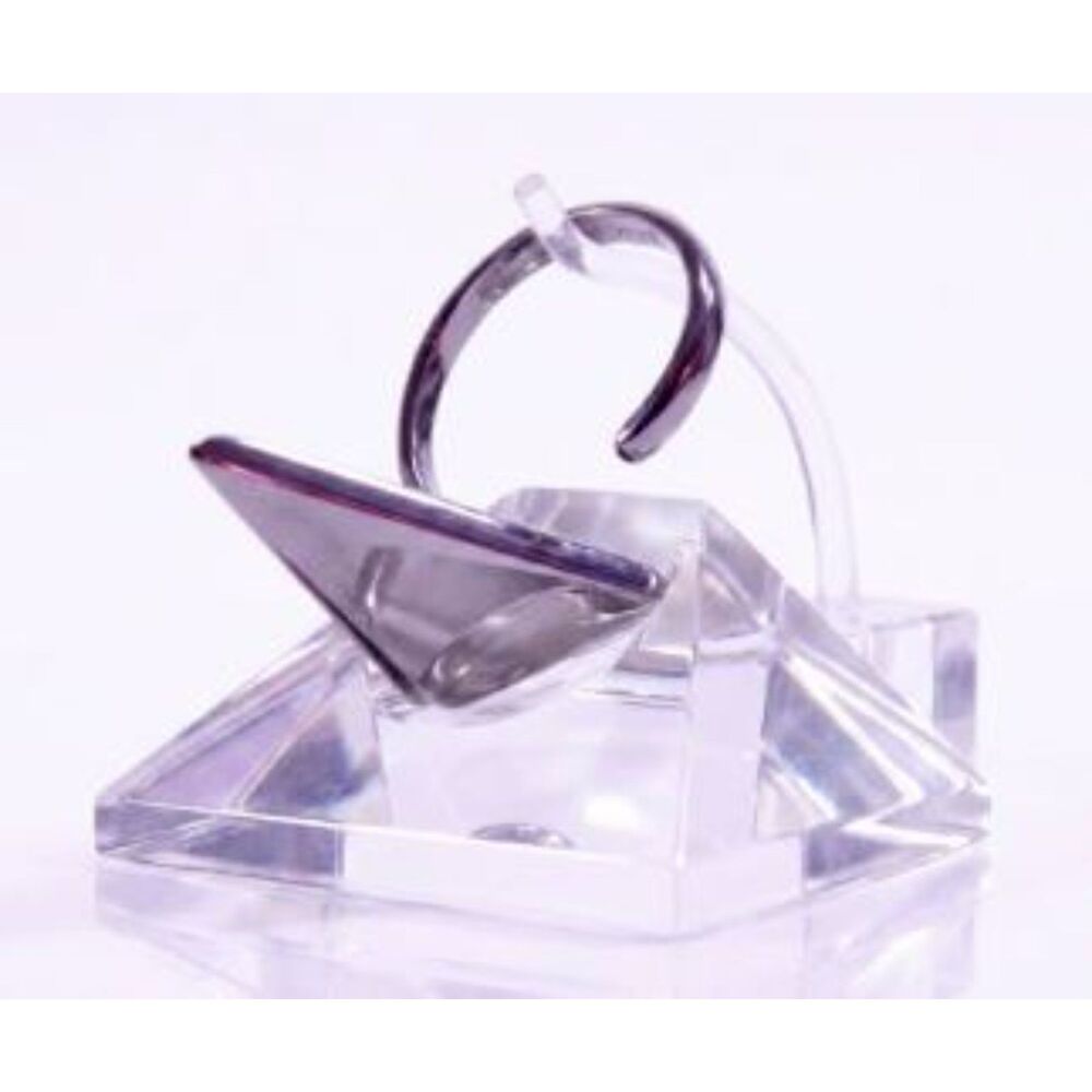 Joomi Lim Women's Hematite Pyramid Bubble Statement Ring NWOT 138 5 6 7